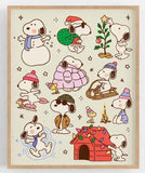 Snoopy Holidays Print Wall Decor