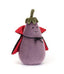 Vivacious Eggplant Vampire Stuffed Animal