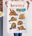 Beavers Tea Towel