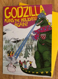 Godzilla Holidays Card