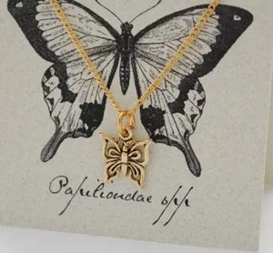 Gold Butterfly Necklace