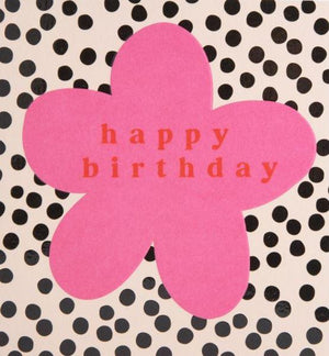 Happy Birthday Flower Card