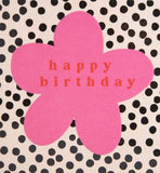 Happy Birthday Flower Card