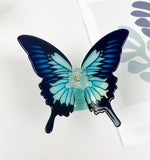 Blue Butterfly Hair Claw