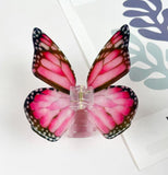 Pink Butterfly Hair Claw