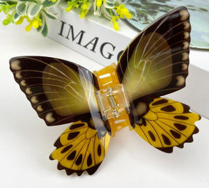 Golden Butterfly Hair Clip