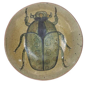 Stoneware Beetle Plate