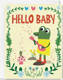 Hello Baby Frog Card