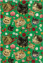 Kitschy Kitty Foral Tea Towel