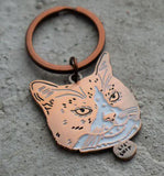 Cat lil Shit Keychain