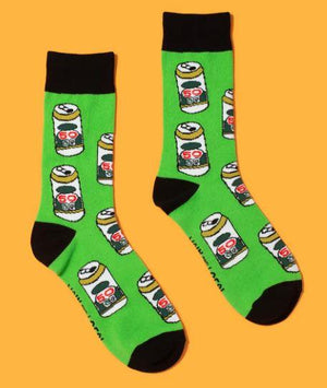 Retro Beer Can Socks