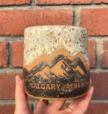 Calgary Mountain Tumbler Mug Black