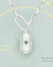 Tranquility Turquoise Stella Locket Necklace