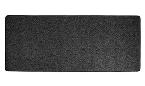 Black Washable Rug - 19.5" x 47"