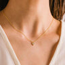 Golden Heart Flutter Necklace