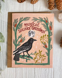 Magical Solstice Greetings Card