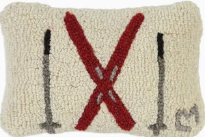 Crossed Skis Pillow