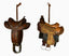 Brown Saddle Ornament