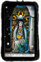 The High Priestess Tarot Card Milk Glass