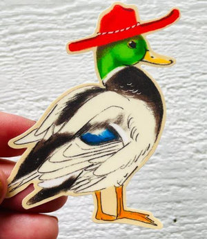 Rodeo Duck Sticker