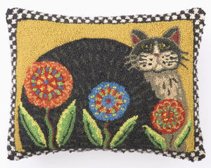 Penny Flower Cat Hook Pillow