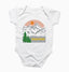 Snow Mountain View Baby Onesie