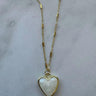 Moonstone Jalsa Heart Necklace