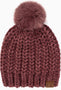 Chunky Knit Berry Toque