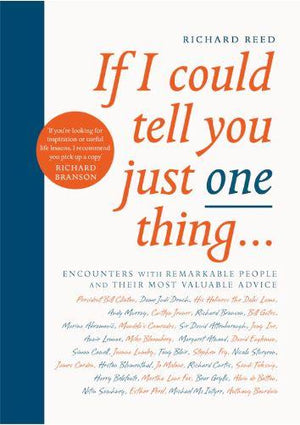 If I Could Tell You One Thing Book