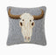 Cow Skull Hook Pillow