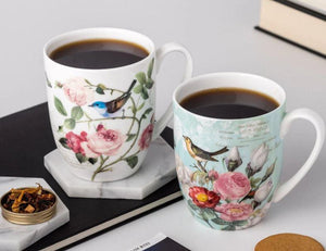 Bird Garden Mug Set of 2