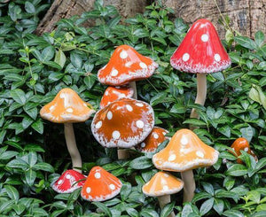 Mushroom Garden Decor