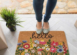 Wildflower Hello Doormat