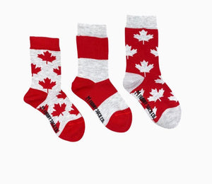 Infant Maple Leaf Socks 3 Pack