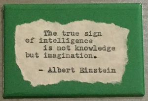 Inspirational Albert Einstein Fridge Magnet