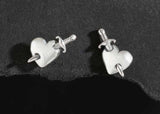 Sword and Heart Earrings