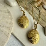 Oval Locket Earrings