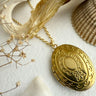 Oval Locket Necklace