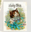 Kitty Cat Holy Shit Funny Card