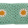 Crochet Green Iris Eye Mask