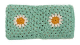 Crochet Green Iris Eye Mask