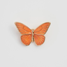 Orange Butterfly Brooch