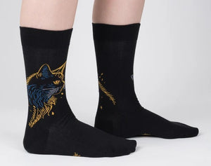 Night Cat Men Socks