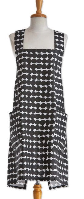 Black Dots Pinafore Apron