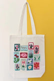 Canadian Flowers Tote Bag