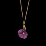 Purple Petunia Necklace