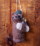 Backpacking Bear Ornament