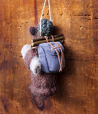 Backpacking Bear Ornament