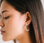 Bloom Crystal Hoop Earrings