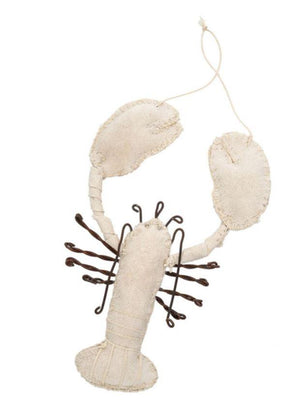 White Lobster Ornament